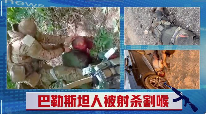 巴勒斯坦人被射杀割喉.