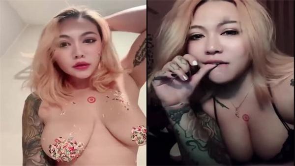 狂野纹身极品女模私拍流出，无毛粉逼紫薇吹箫超级骚