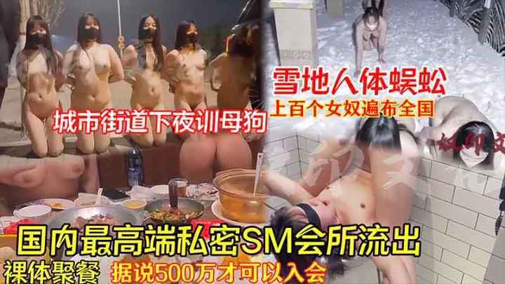 【独家爆料】国内最高端泄露sm会所突破_听说500万才可以入会_雪地人体蜈蚣_城市街道夜训母狗_上百个女奴遍布全国_崩溃聚餐
